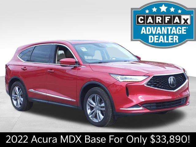 used 2022 Acura MDX car, priced at $33,890