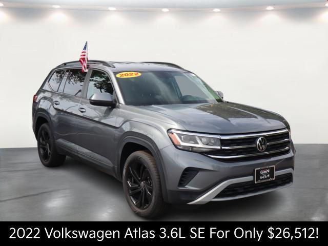 used 2022 Volkswagen Atlas car, priced at $26,512