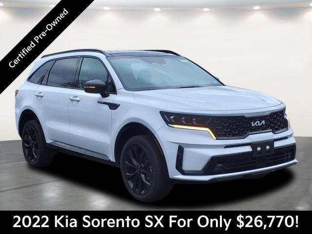 used 2022 Kia Sorento car, priced at $25,614