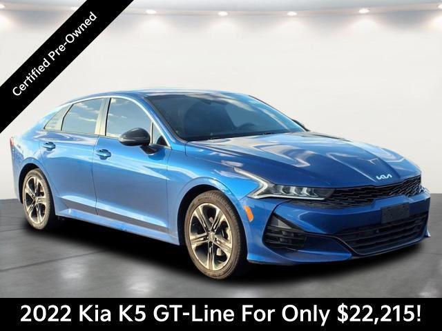 used 2022 Kia K5 car, priced at $22,215