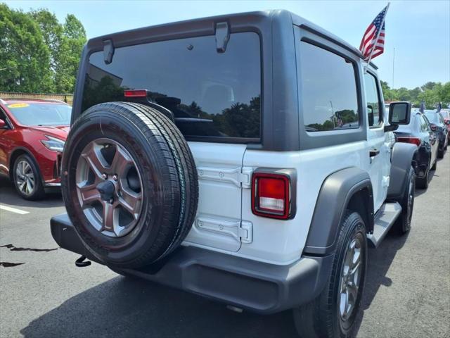 used 2021 Jeep Wrangler car, priced at $29,700