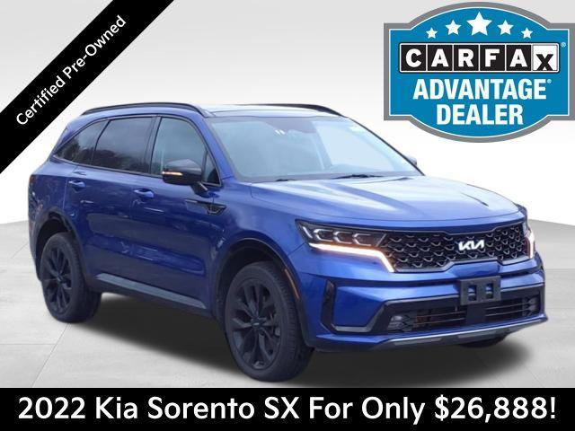 used 2022 Kia Sorento car, priced at $26,888