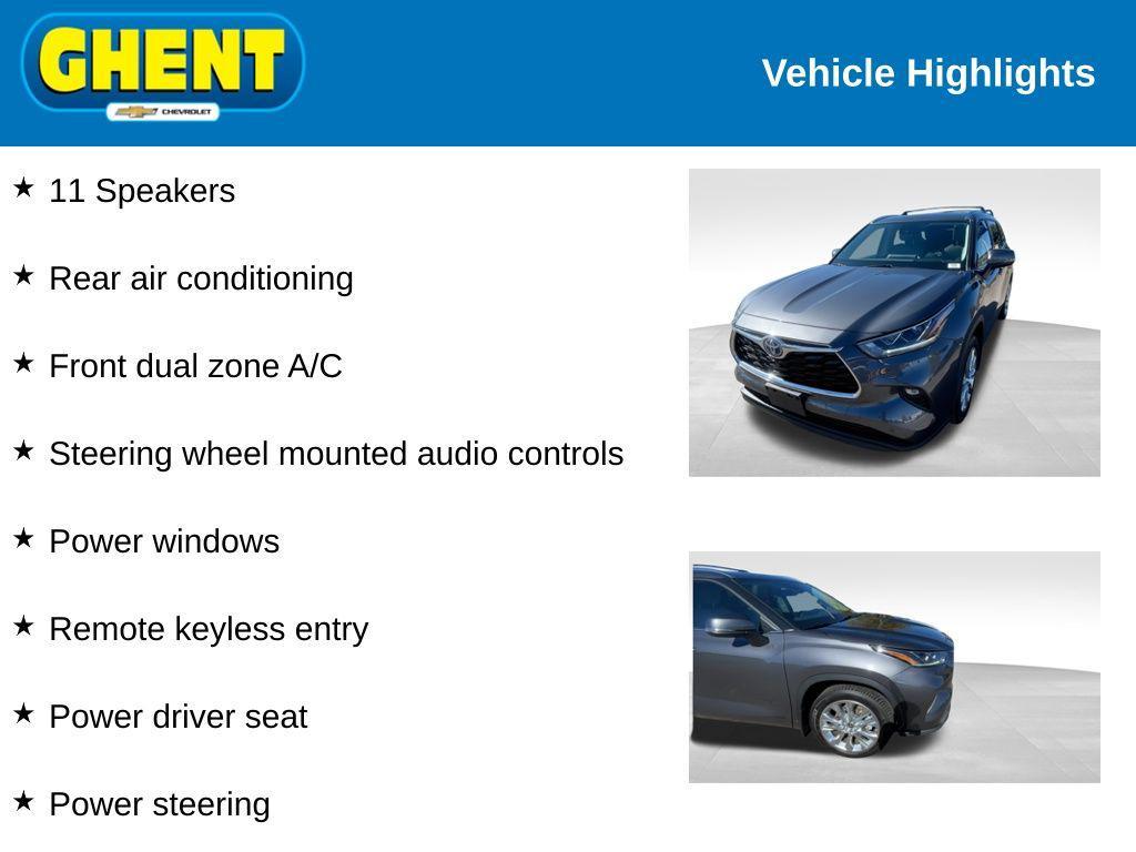 used 2022 Toyota Highlander Hybrid car, priced at $41,859