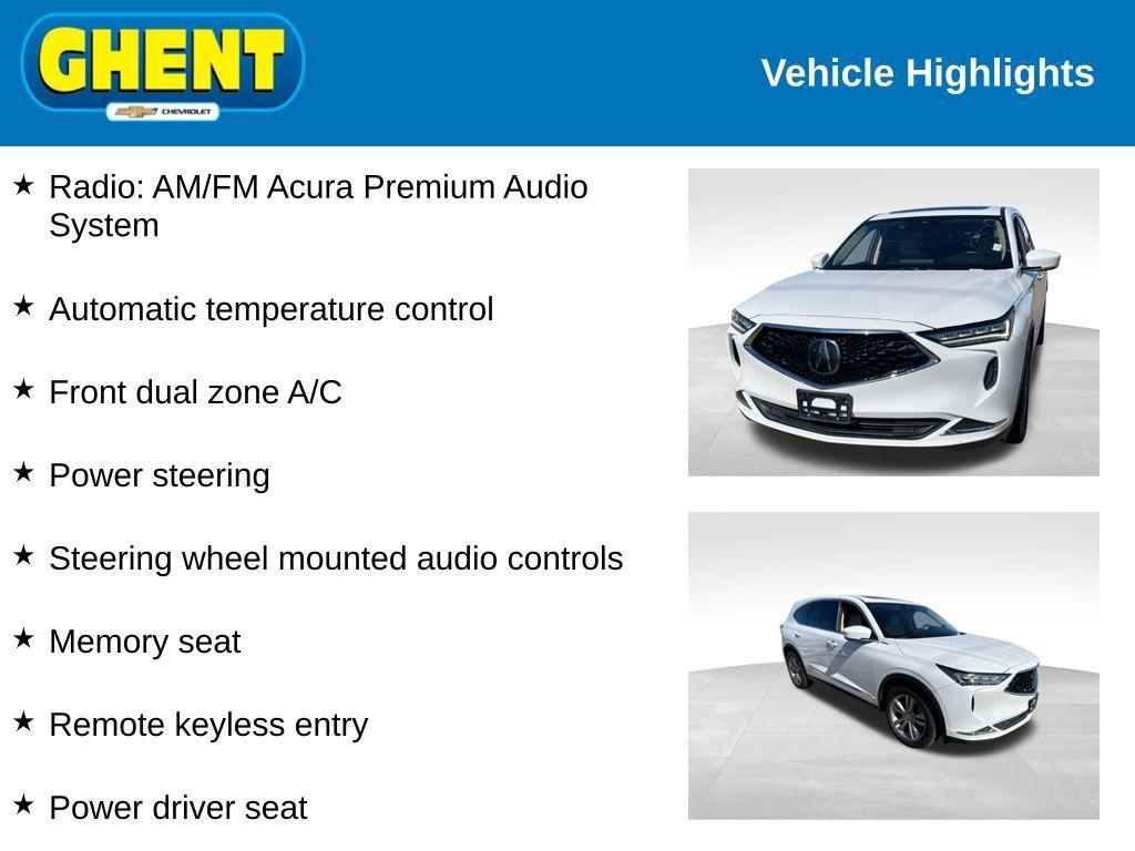 used 2022 Acura MDX car, priced at $30,222