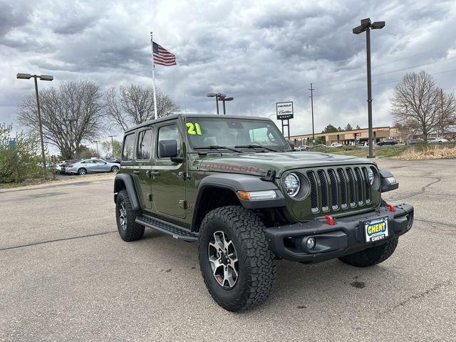 used 2021 Jeep Wrangler Unlimited car, priced at $41,599