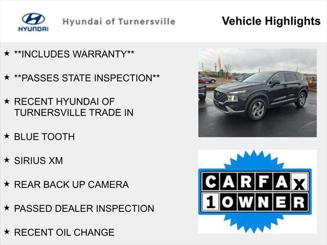 used 2021 Hyundai Santa Fe car, priced at $21,722