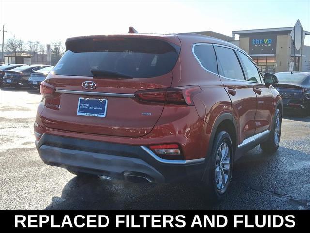 used 2020 Hyundai Santa Fe car, priced at $19,999