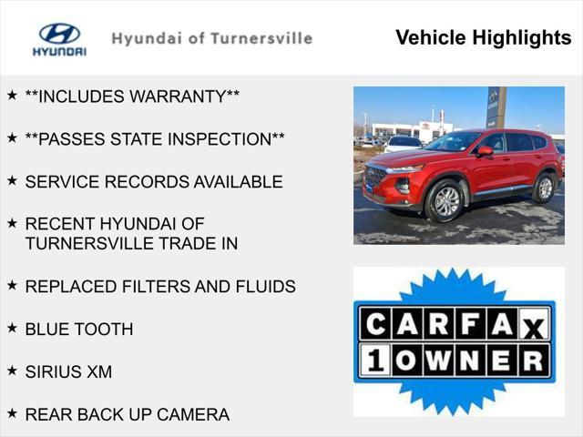 used 2020 Hyundai Santa Fe car, priced at $19,999