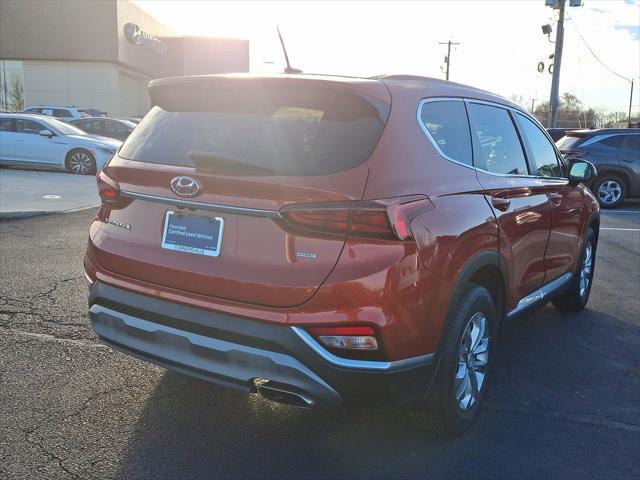 used 2020 Hyundai Santa Fe car, priced at $19,999