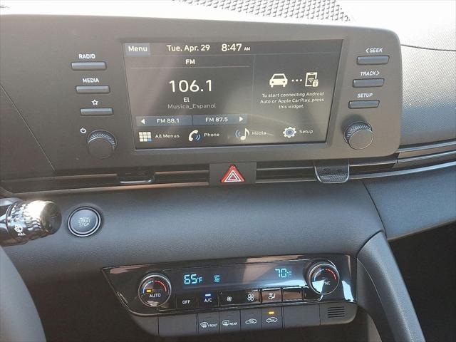 new 2025 Hyundai Elantra car, priced at $25,535