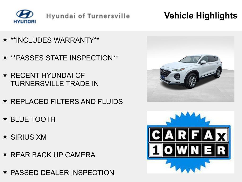 used 2020 Hyundai Santa Fe car, priced at $21,548
