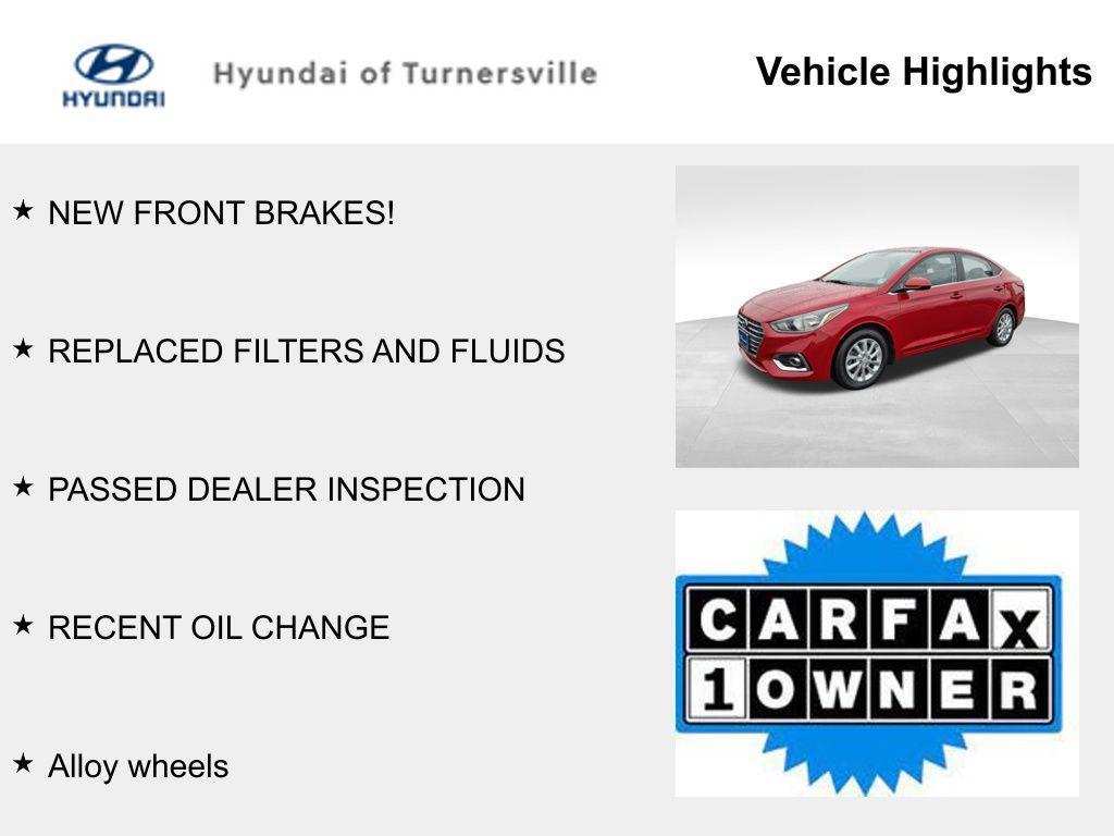 used 2022 Hyundai Accent car, priced at $15,722