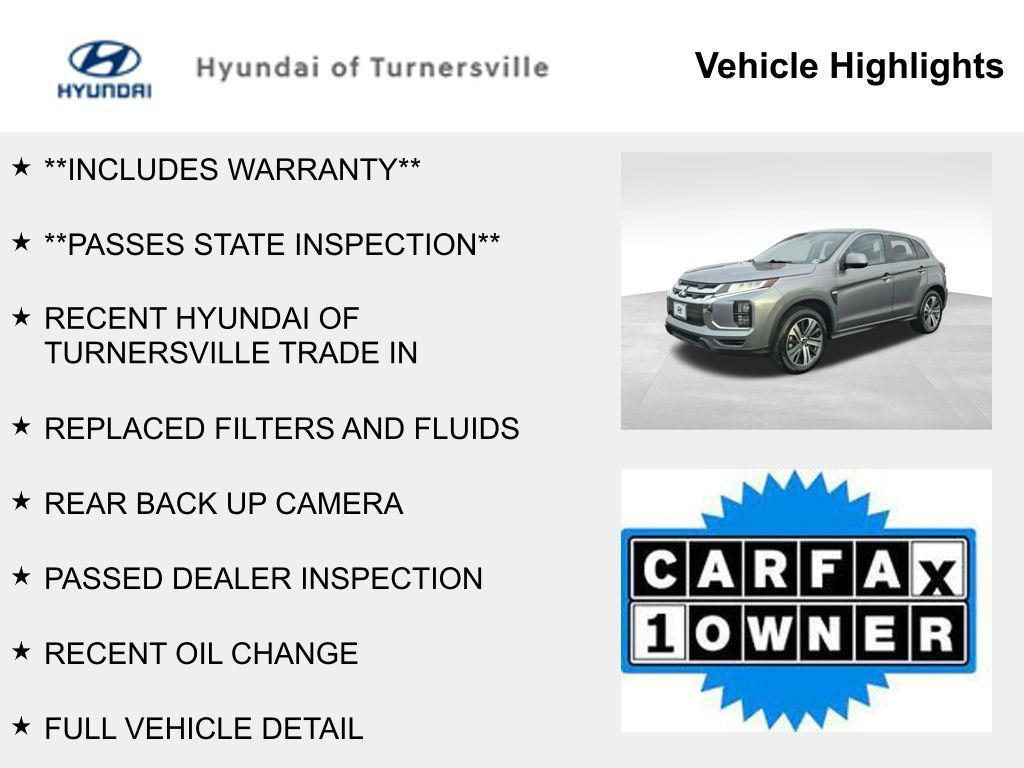 used 2023 Mitsubishi Outlander Sport car, priced at $20,338