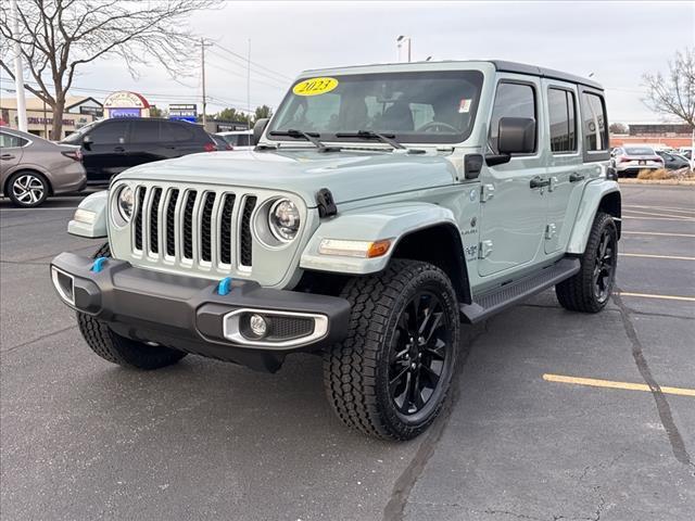 used 2023 Jeep Wrangler 4xe car, priced at $37,980