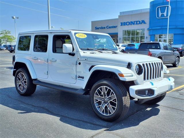 used 2022 Jeep Wrangler Unlimited 4xe car, priced at $36,980