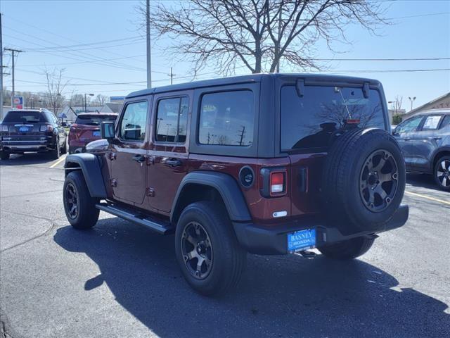 used 2021 Jeep Wrangler Unlimited car, priced at $34,980