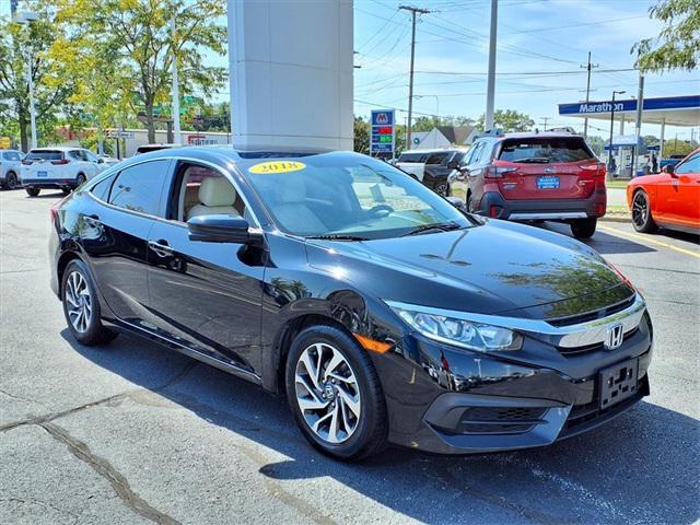 used 2018 Honda Civic car, priced at $19,980