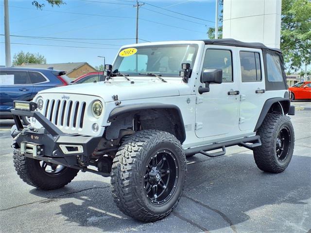 used 2015 Jeep Wrangler Unlimited car, priced at $19,980