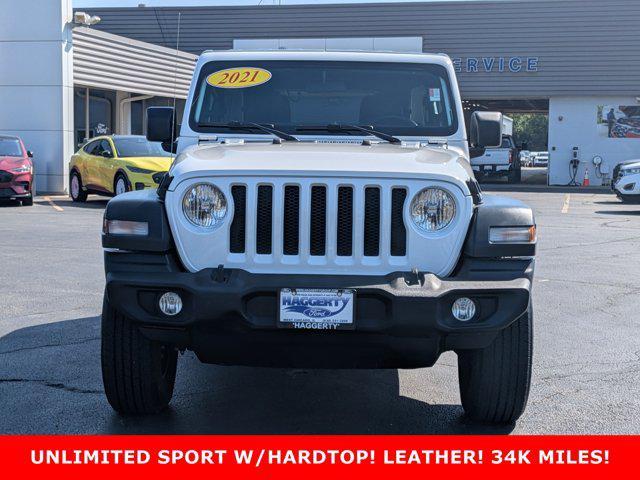 used 2021 Jeep Wrangler Unlimited car, priced at $29,595