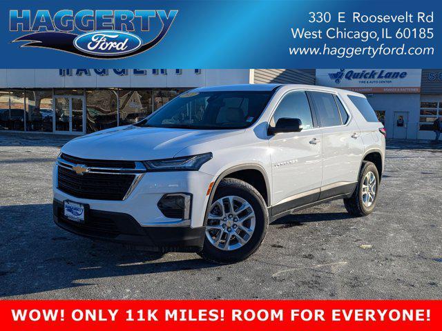 used 2022 Chevrolet Traverse car, priced at $28,495