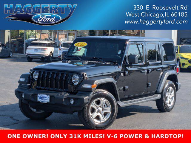 used 2022 Jeep Wrangler Unlimited car, priced at $31,295