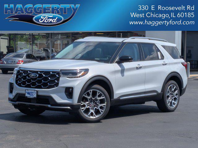 new 2025 Ford Explorer car, priced at $61,885