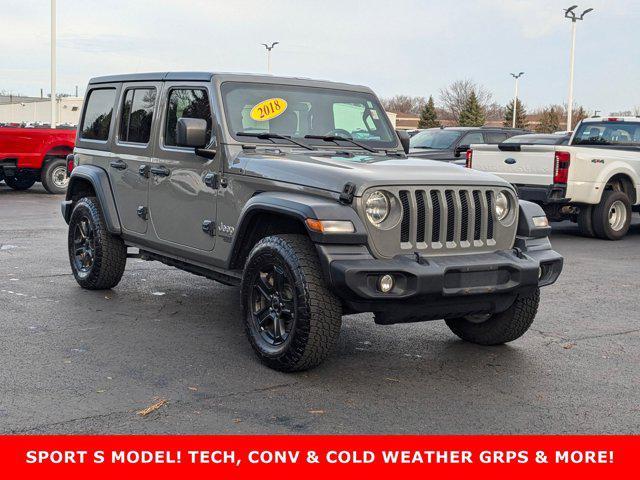 used 2018 Jeep Wrangler Unlimited car, priced at $23,995