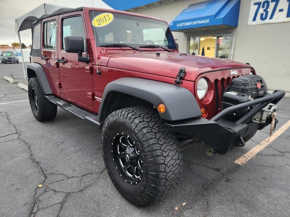 used 2013 Jeep Wrangler Unlimited car, priced at $15,976