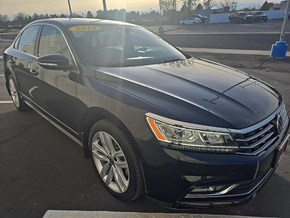 used 2018 Volkswagen Passat car, priced at $18,656