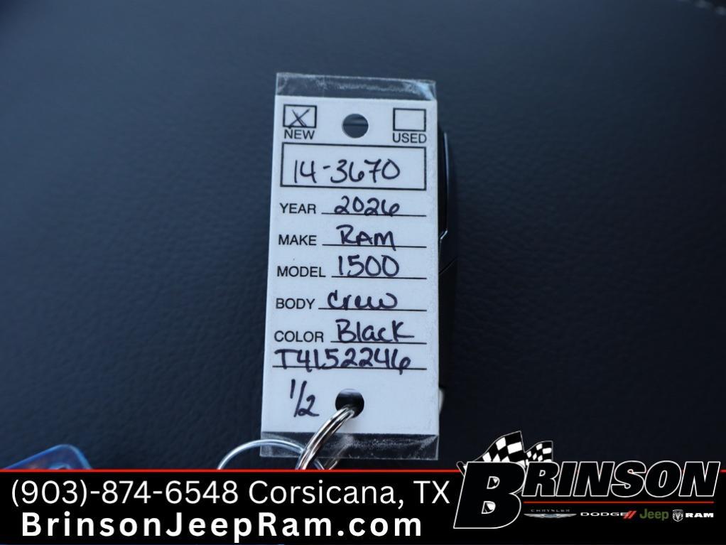 new 2026 Ram 1500 car, priced at $55,497