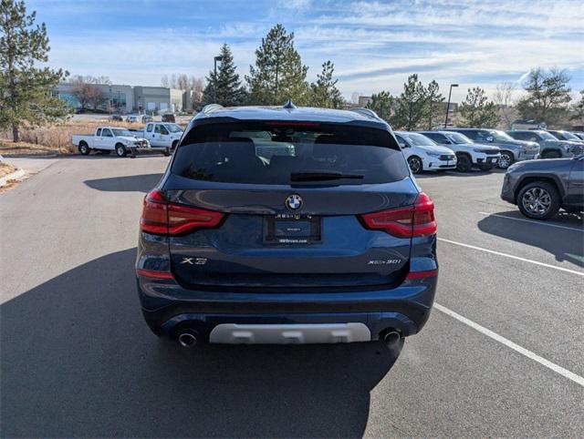 used 2021 BMW X3 car, priced at $29,900