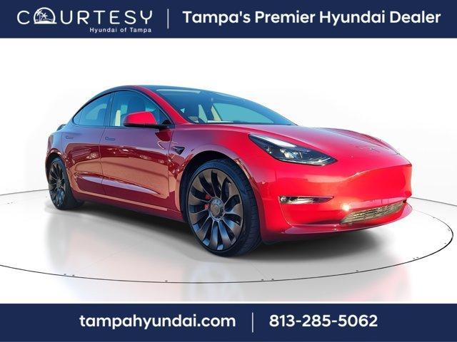 used 2023 Tesla Model 3 car, priced at $34,493