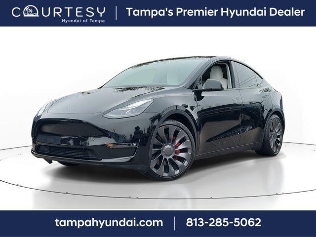 used 2022 Tesla Model Y car, priced at $33,891