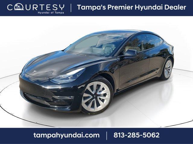 used 2022 Tesla Model 3 car, priced at $28,691