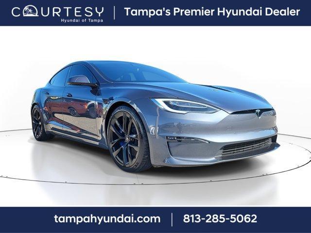 used 2021 Tesla Model S car, priced at $55,693