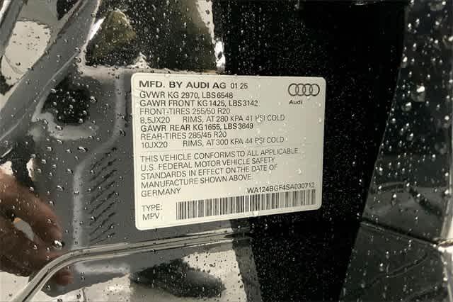 new 2025 Audi Q6 e-tron car, priced at $76,350