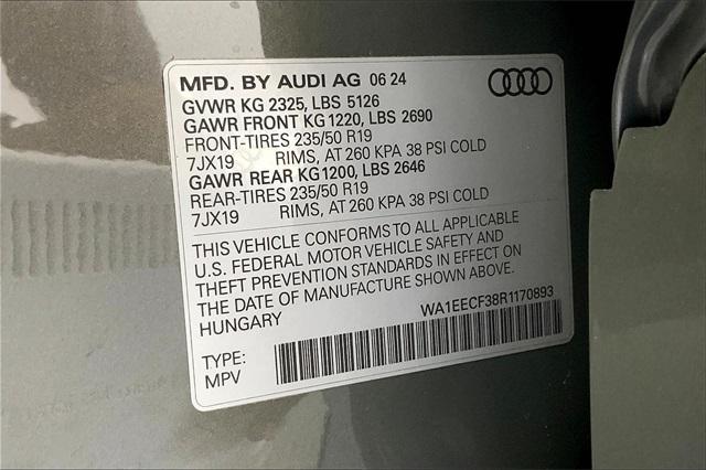 new 2024 Audi Q3 car, priced at $48,255