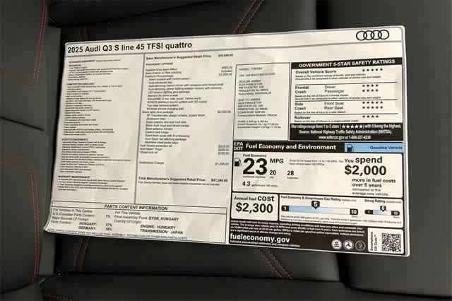 new 2025 Audi Q3 car