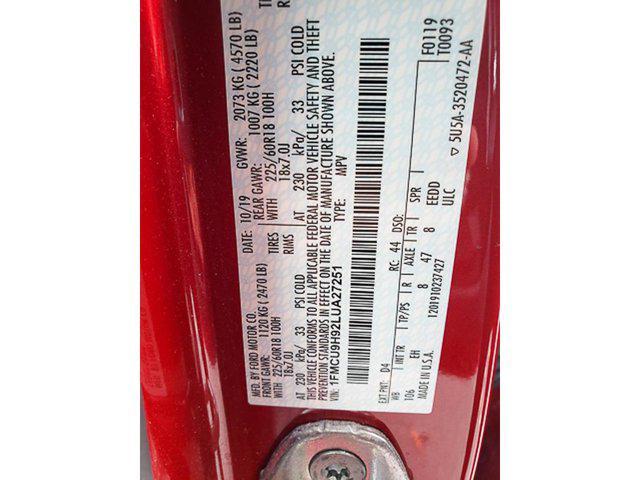 used 2020 Ford Escape car, priced at $19,431