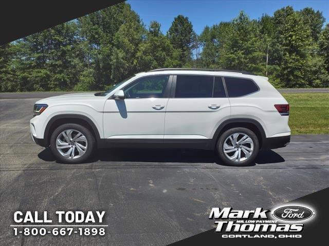 used 2021 Volkswagen Atlas car, priced at $24,417