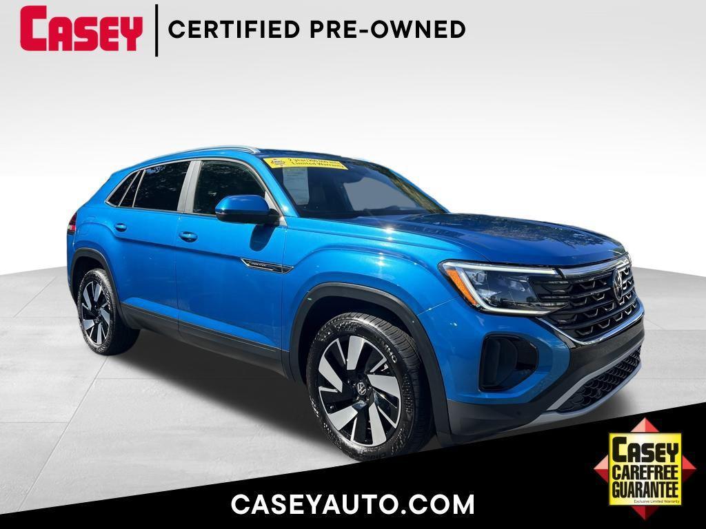 used 2024 Volkswagen Atlas Cross Sport car, priced at $34,400