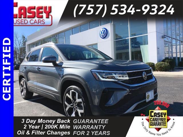 used 2022 Volkswagen Taos car, priced at $24,200