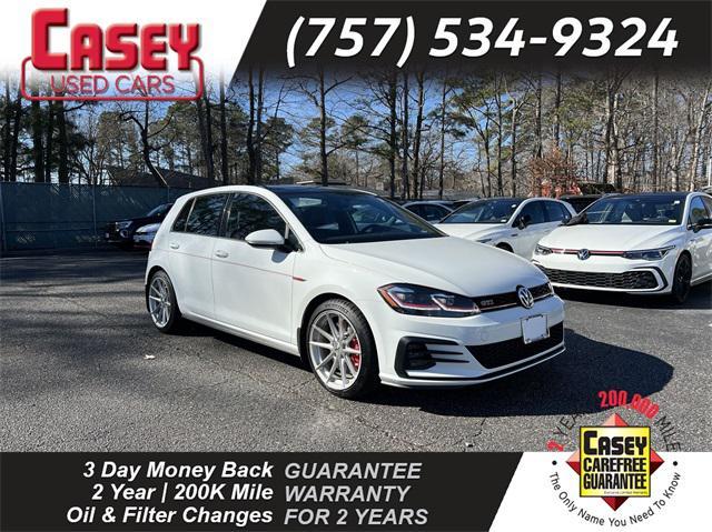 used 2019 Volkswagen Golf GTI car, priced at $24,600