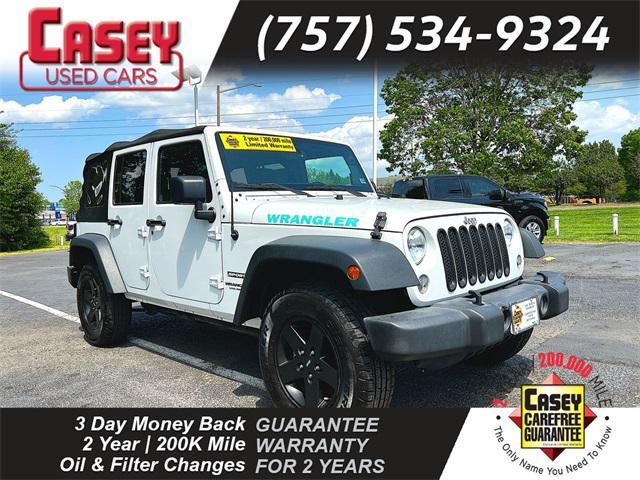 used 2015 Jeep Wrangler Unlimited car, priced at $20,000