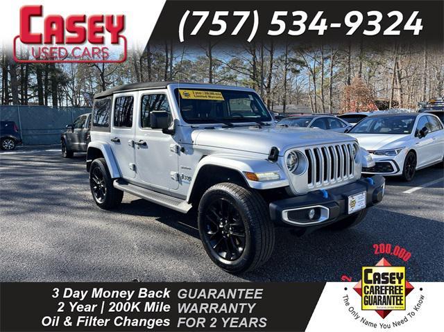 used 2022 Jeep Wrangler Unlimited 4xe car, priced at $36,000