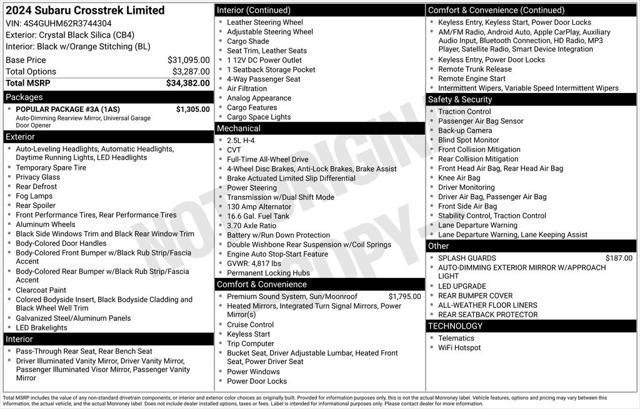 used 2024 Subaru Crosstrek car, priced at $28,900