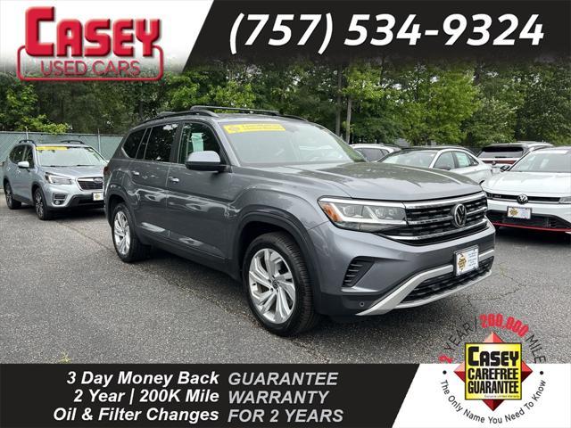 used 2021 Volkswagen Atlas car, priced at $26,500
