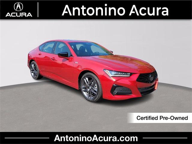 used 2024 Acura TLX car, priced at $43,672