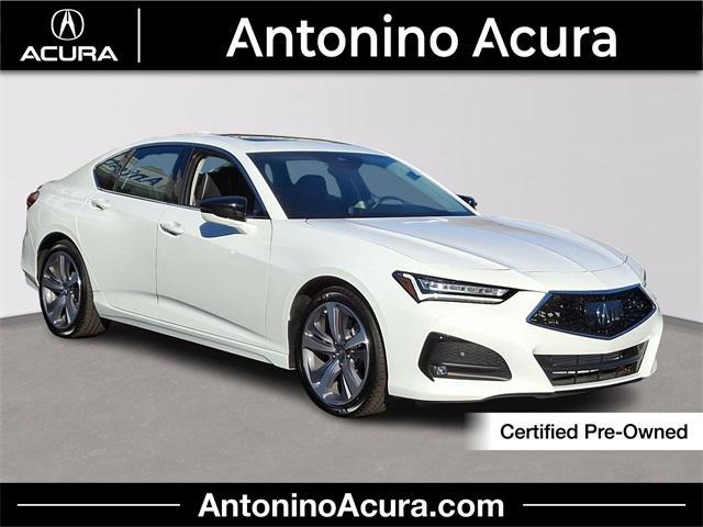 used 2023 Acura TLX car, priced at $44,483