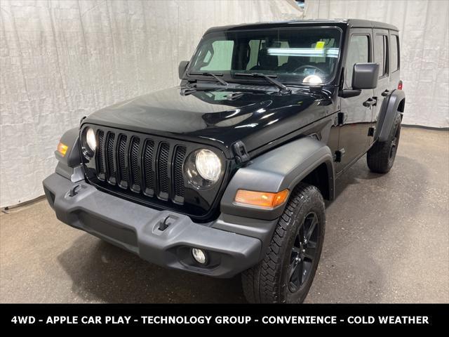 used 2022 Jeep Wrangler Unlimited car, priced at $31,899